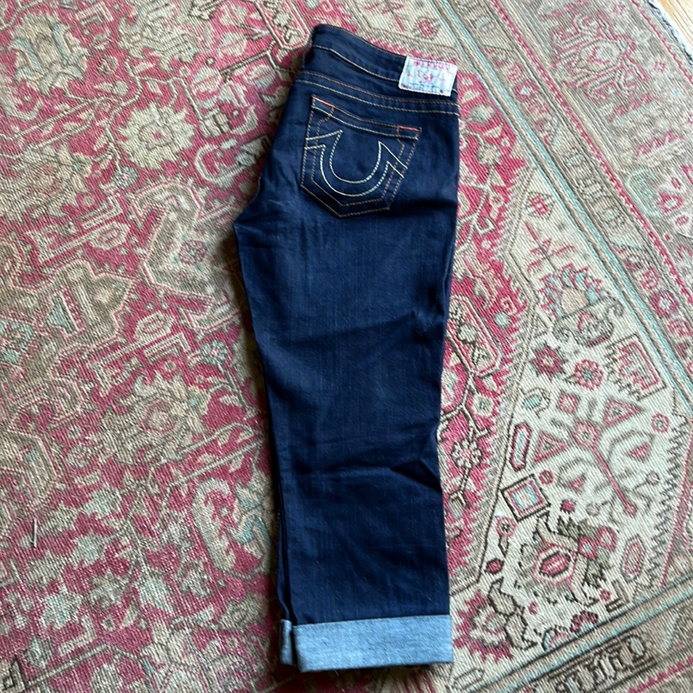 True Religion Liszt cropped jeans